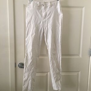 White High Waisted Jeans